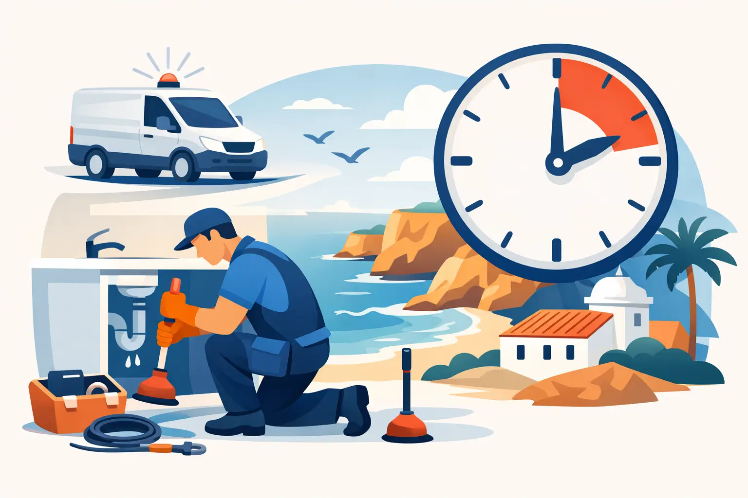 Desentupimento urgente 24 horas no Algarve