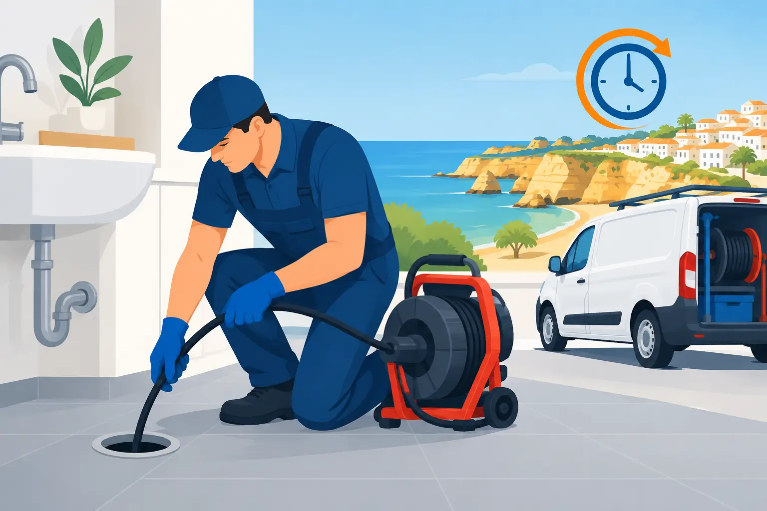 Empresas de Desentupimentos no Algarve 24 Horas